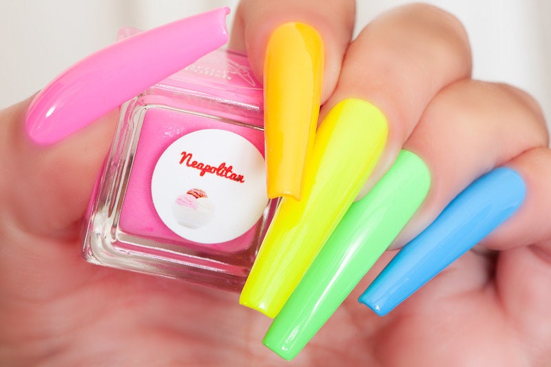 Parrot Polish Pit Viper Yellow Neon Nail Polish