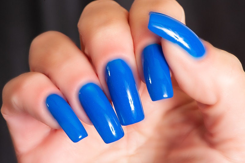 Parrot Polish Baboon Blue Neon Nail Polish