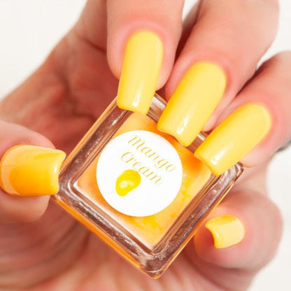Parrot Polish Mango Cream Neon Pastel Orange Nail Polish