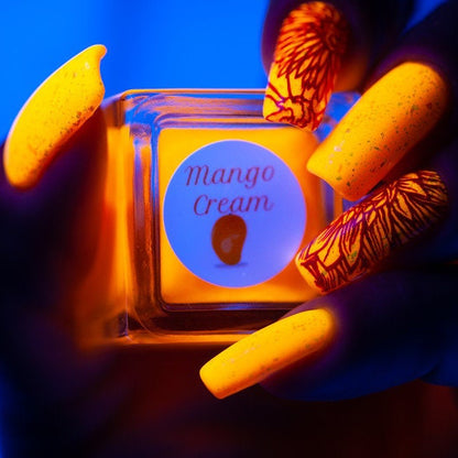 Parrot Polish Mango Cream Neon Pastel Orange Nail Polish