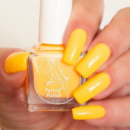 Parrot Polish Mango Cream Neon Pastel Orange Nail Polish