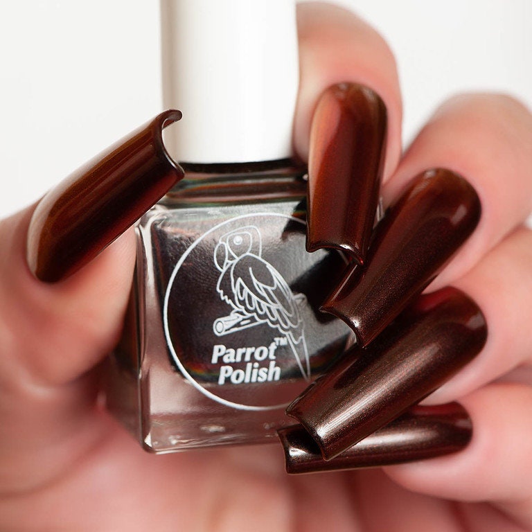 Parrot Polish Sweet Claudia Multichrome Nail Polish - Red/Orange