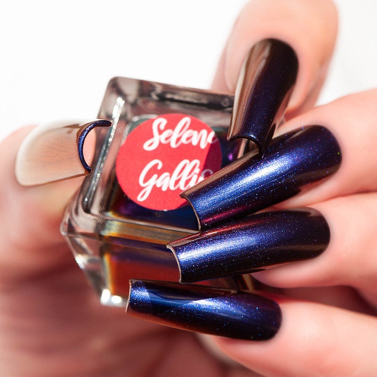 Parrot Polish Selene Gallio Multichrome Nail Polish - Blue/Red/Purple