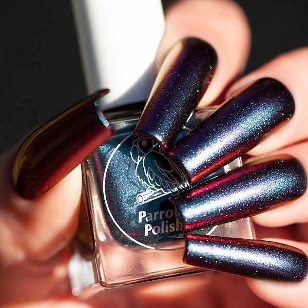 Parrot Polish Lestat De Lioncourt Multichrome Nail Polish - Purple/Green